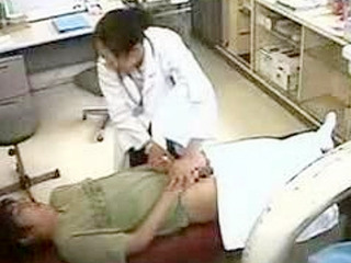 Japanese, Thai, and Chinese girls get up close and personal for intense medical exam.